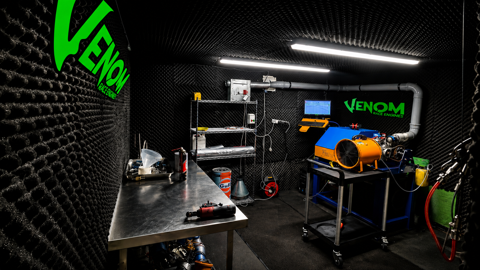 Venom Race Engines dyno workshop